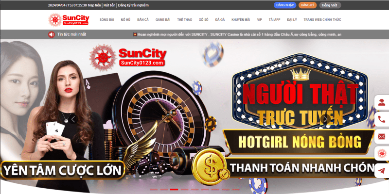 TOP 10 kèo nhà cái uy tín nhất hiện nay SunCity là nhà cái uy tín bậc nhất hiện nay