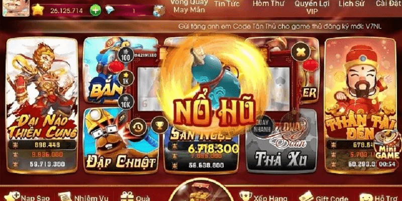 Nổ hũ thần tài Suncity Trò chơi siêu hot cho anh em đam mê Hình ảnh biểu trưng của trò chơi này là một ông thần tài cầm những thỏi vàng lớn