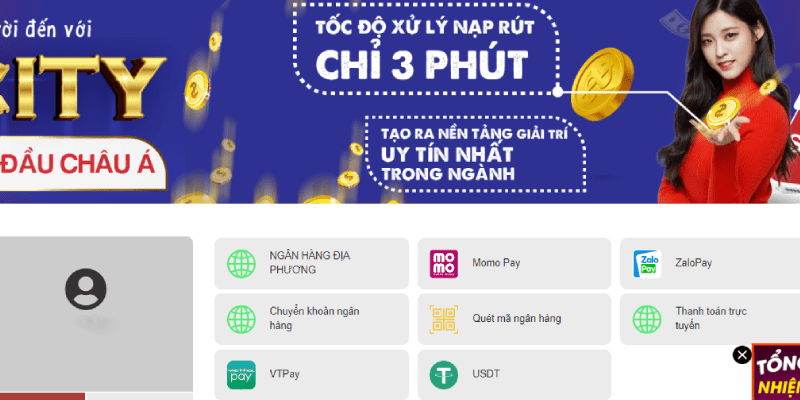 Nạp Tiền Suncity – Hướng Dẫn Nạp Tiền Chỉ Với 1 Phút Các phương thức nạp tiền SunCity