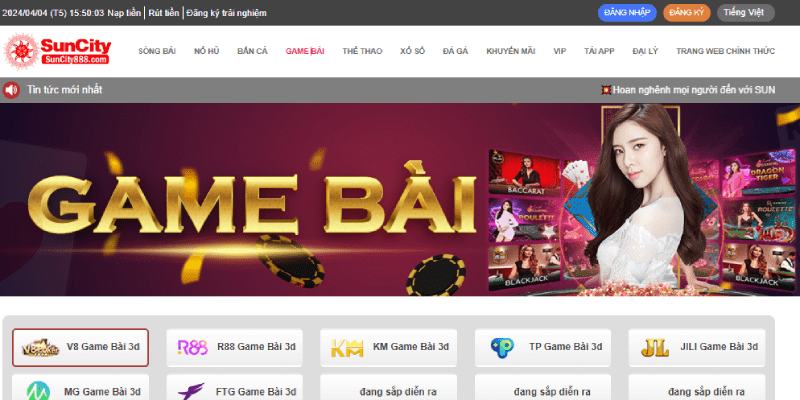 TRANG CHỦ Các siêu phẩm game bài truyền thống thú vị