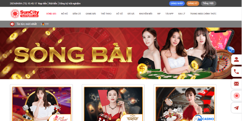 TRANG CHỦ Chuyên mục sòng bạc online hội tụ đầy đủ các tựa game