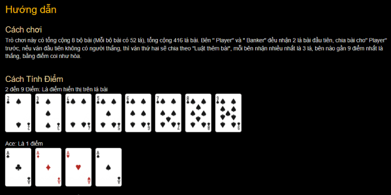 Luật chơi Baccarat là gì? 1 số thuật ngữ người chơi cần nắm rõ Luật chơi Baccarat là gì?