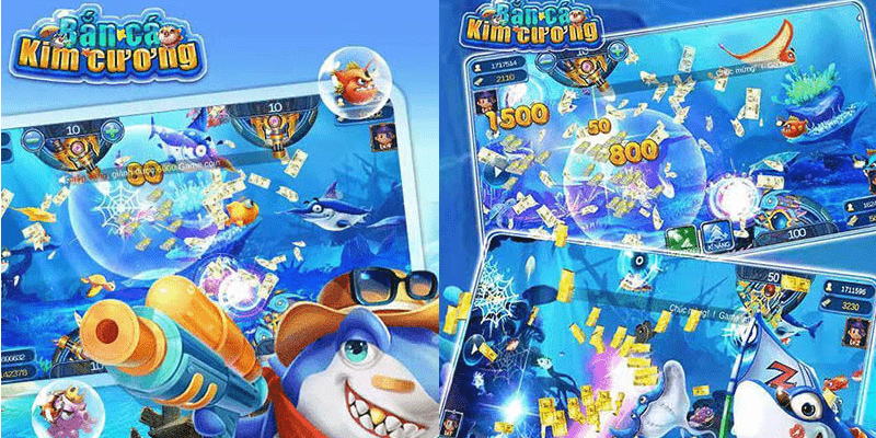 Bắn Cá Kim Cương: Chơi game giải trí, kiếm tiền cực đỉnh Bắn Cá Kim Cương là game đổi thưởng online hấp dẫn